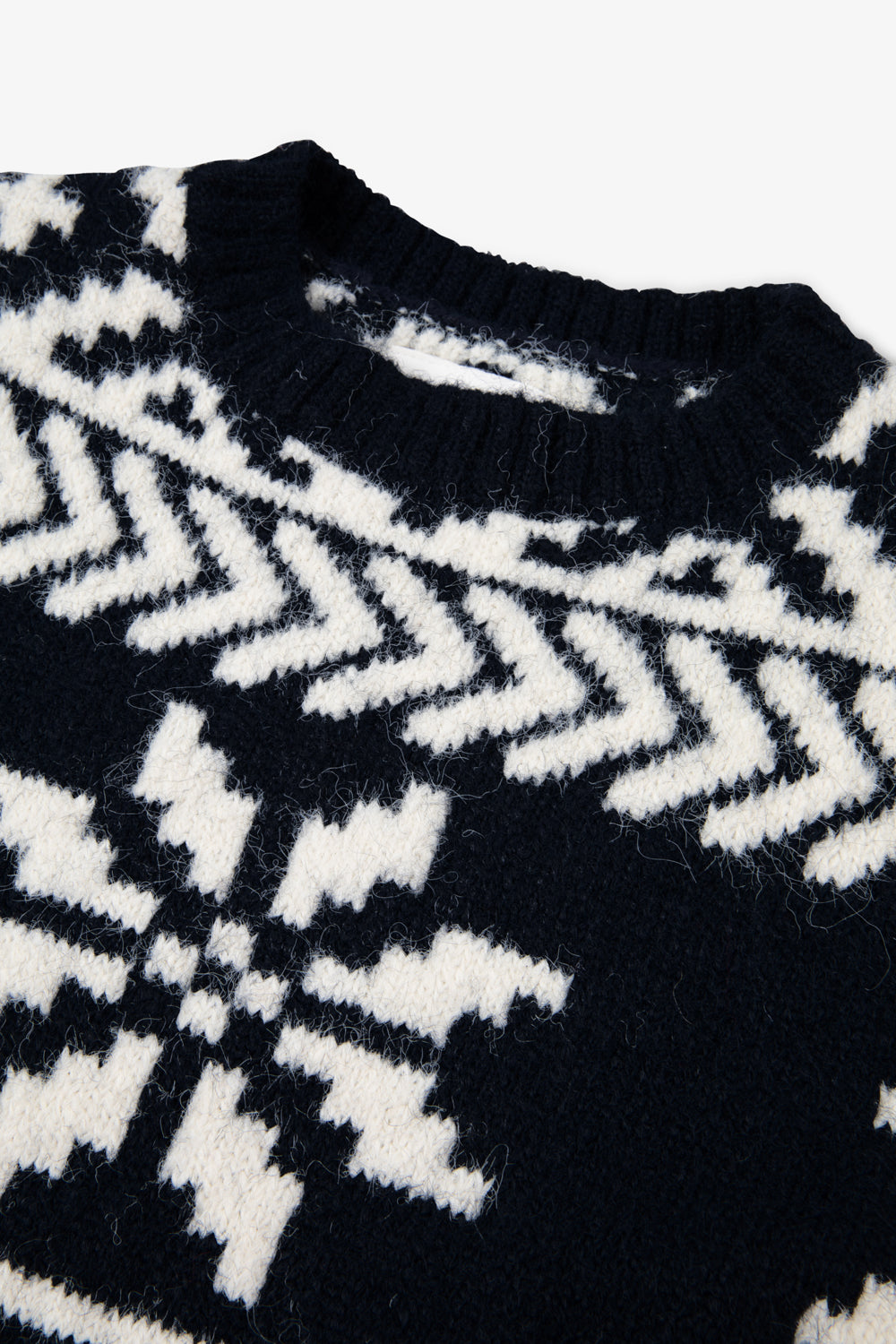 Navy/ Cream Two tone Fairisle Jumper Kids