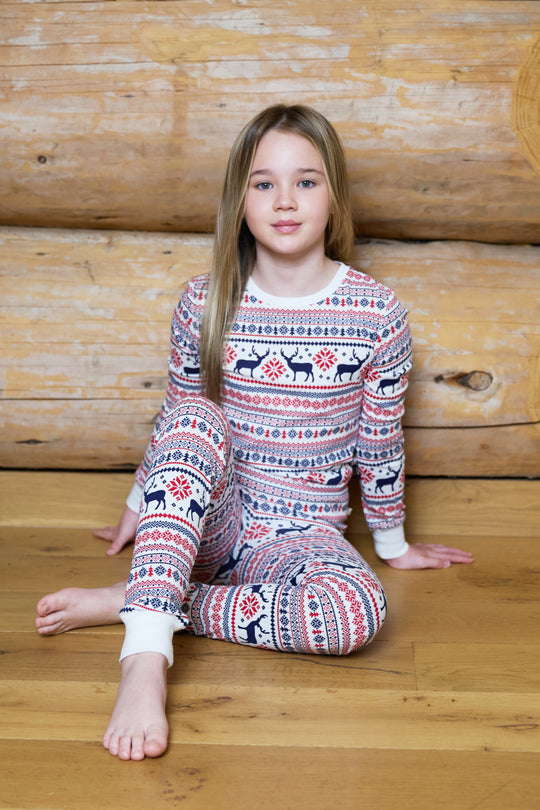 Kids Slim Fit Festive Pyjamas