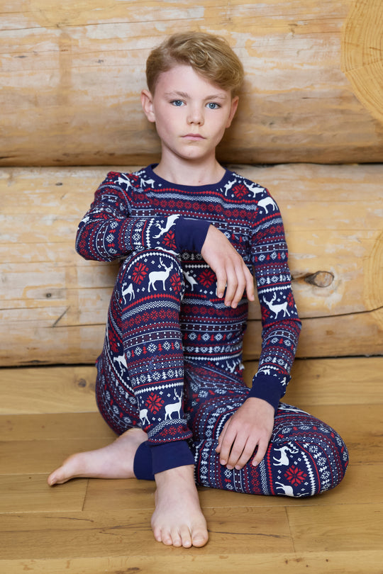 Kids Slim Fit Festive Pyjamas