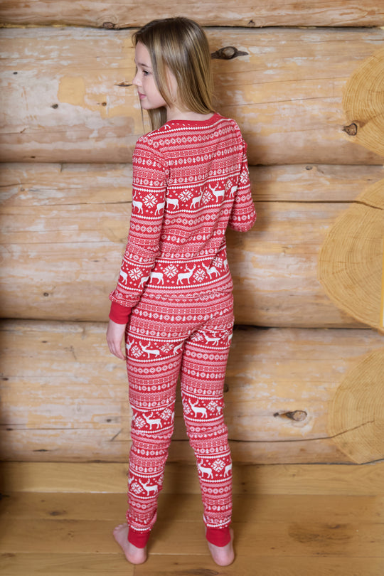 Kids Slim Fit Festive Pyjamas