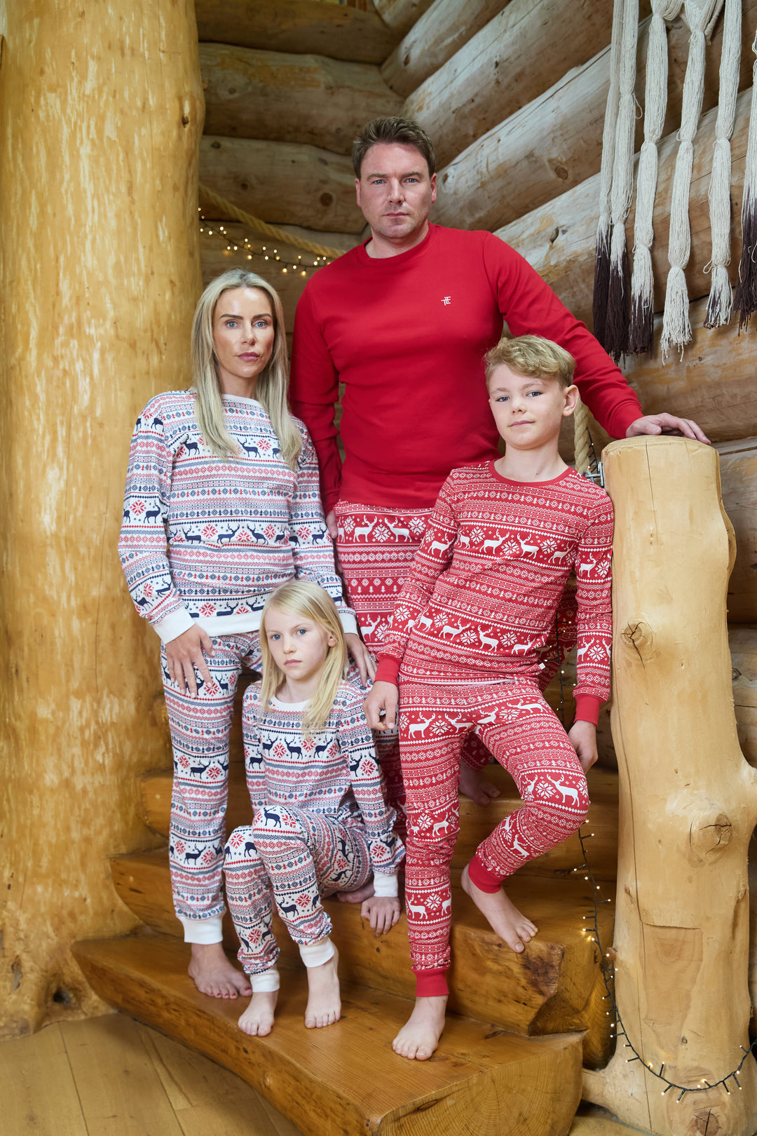 Kids Slim Fit Festive Pyjamas