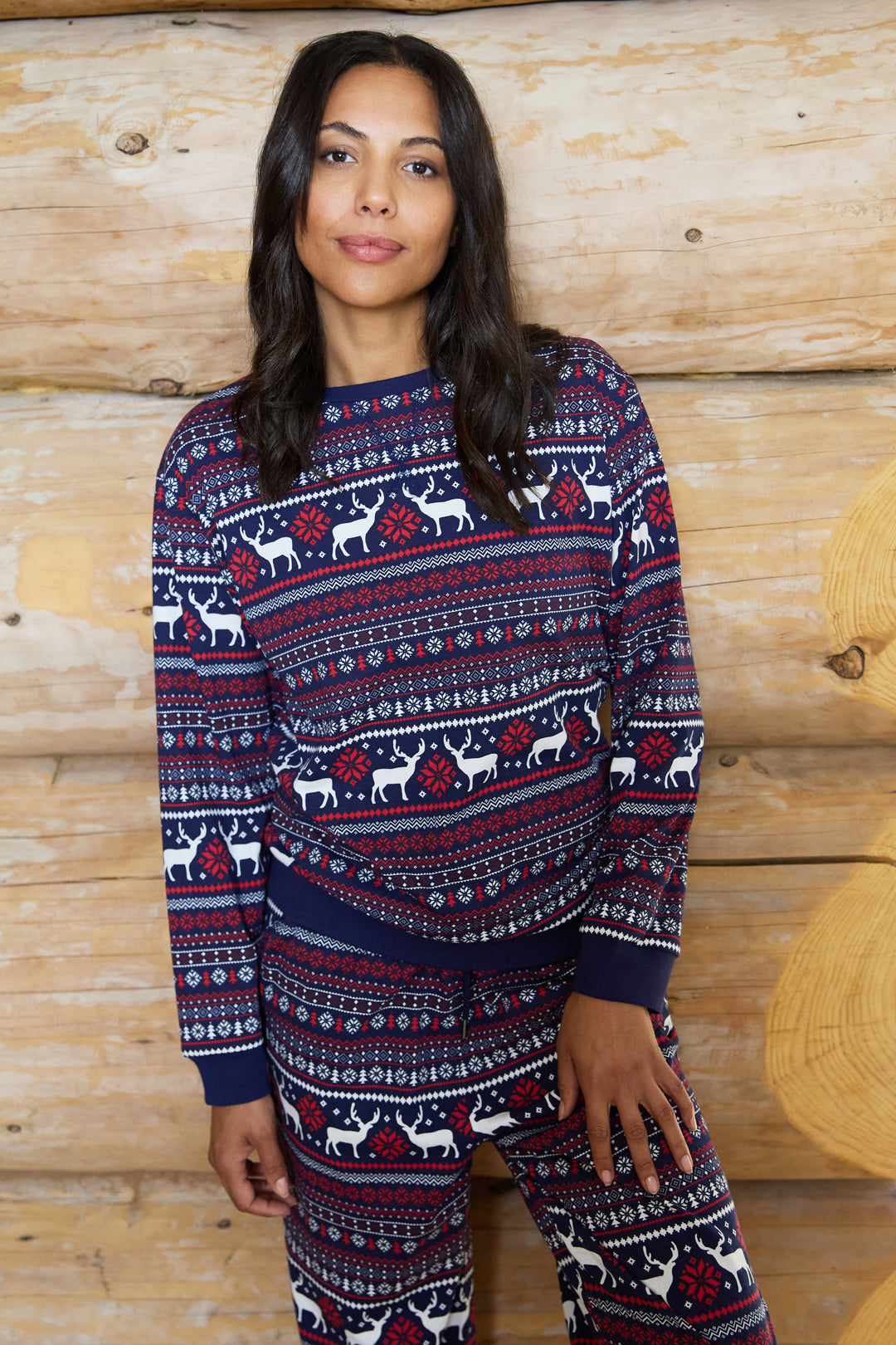 Womens Relaxed Fit Festive Pyjamas