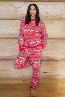 Womens Relaxed Fit Festive Pyjamas