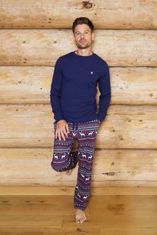 Mens Festive Jersey Pyjamas