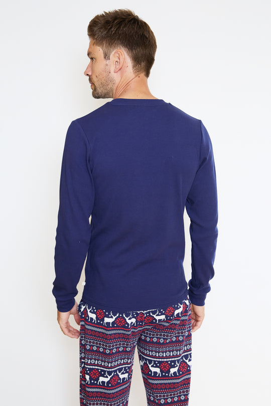 Mens Festive Jersey Pyjamas
