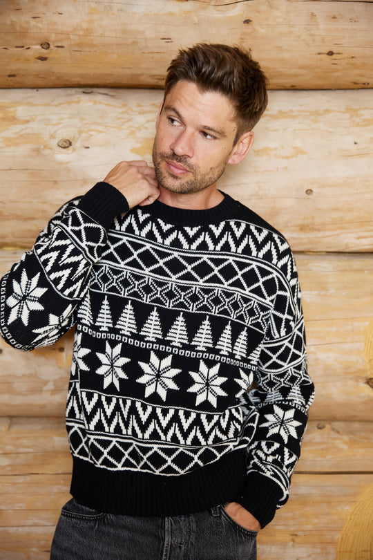 Mens Fairisle Cotton Jumper