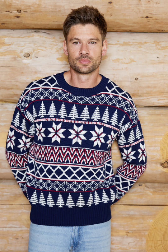 Mens Fairisle Cotton Jumper