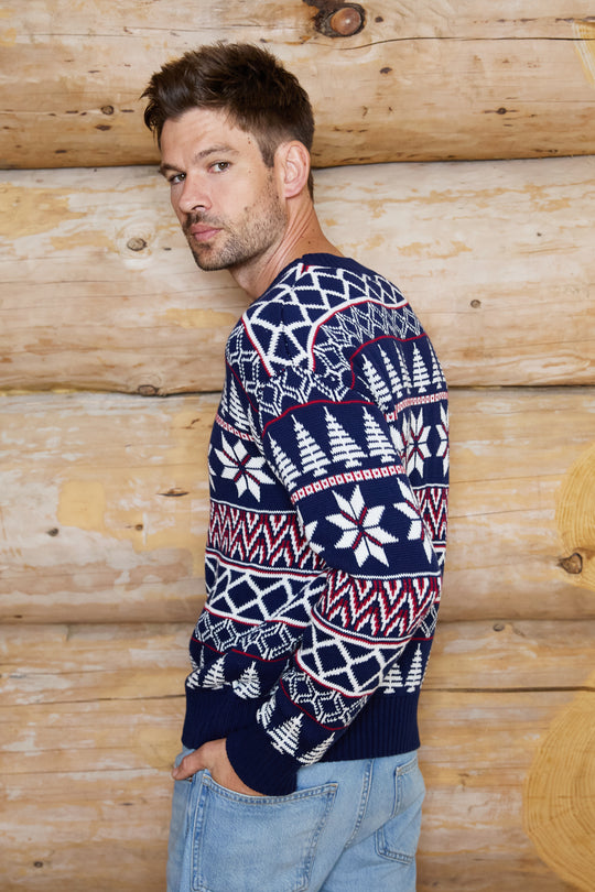 Mens Fairisle Cotton Jumper