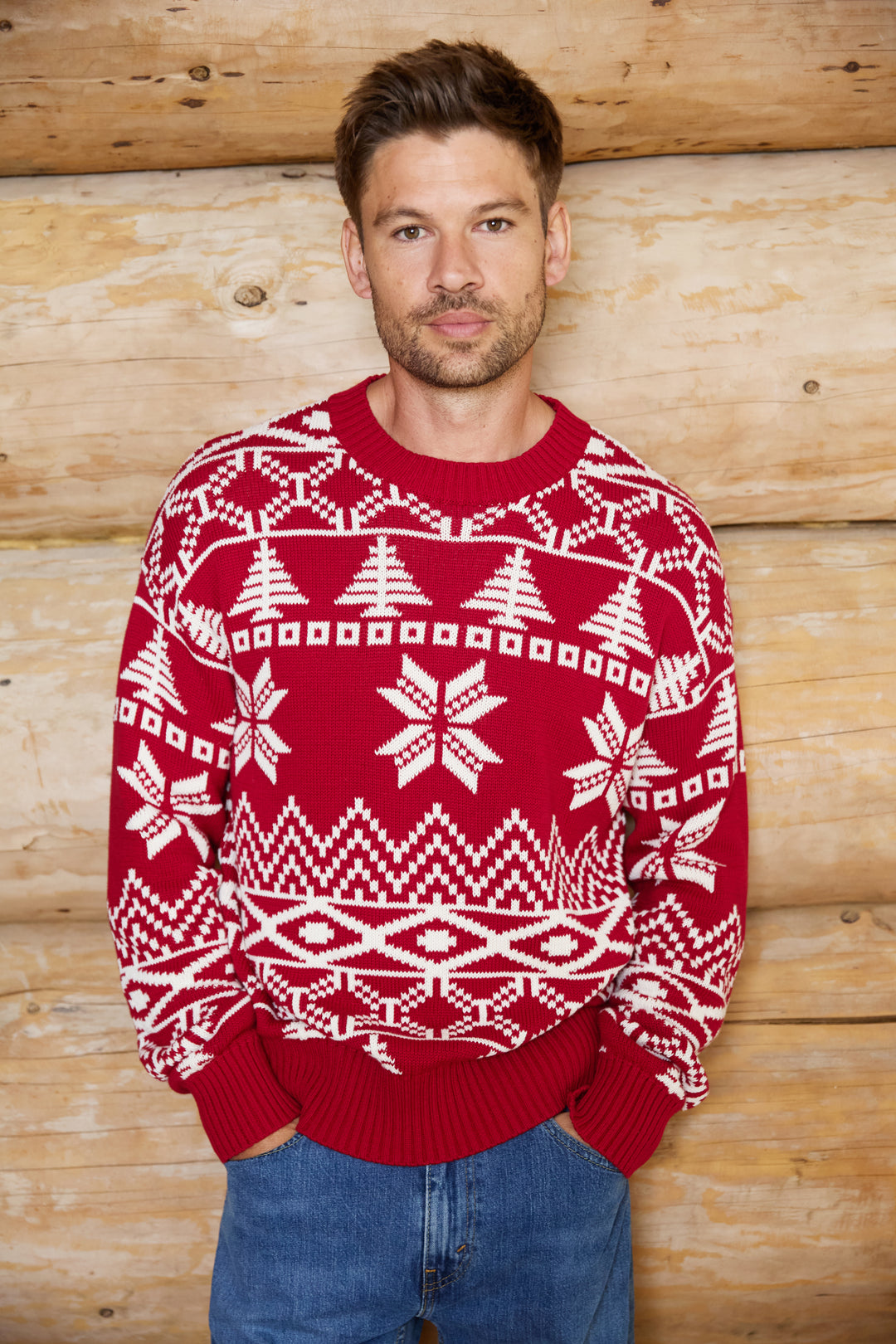 Mens Fairisle Cotton Jumper