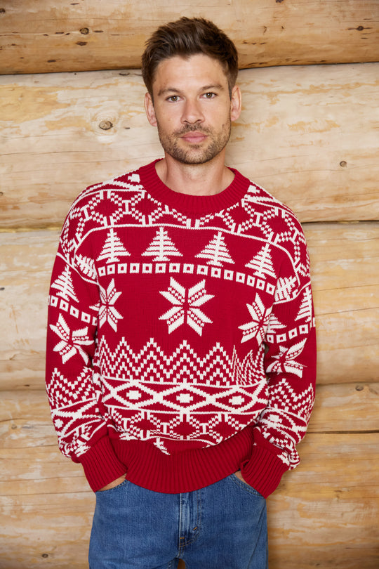 Mens Fairisle Cotton Jumper