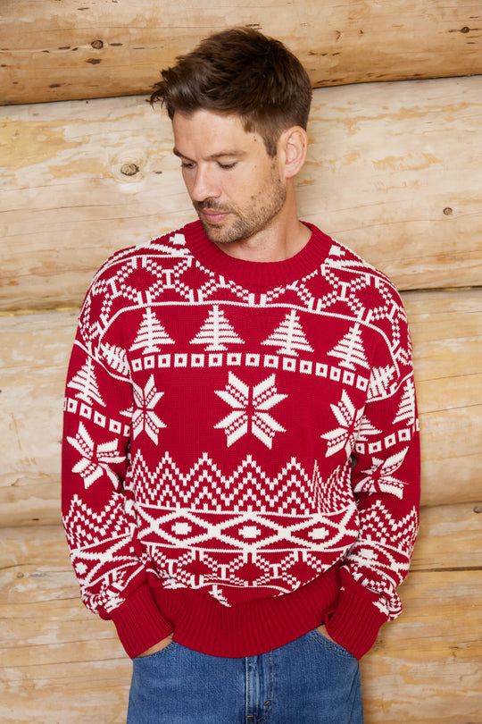 Mens Fairisle Cotton Jumper
