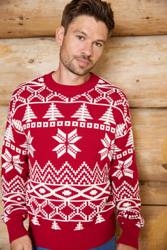 Mens Fairisle Cotton Jumper