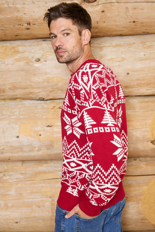 Mens Fairisle Cotton Jumper