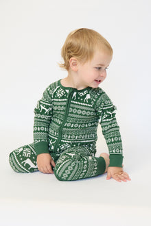 Baby Reindeer Fairisle Jersey Onsie