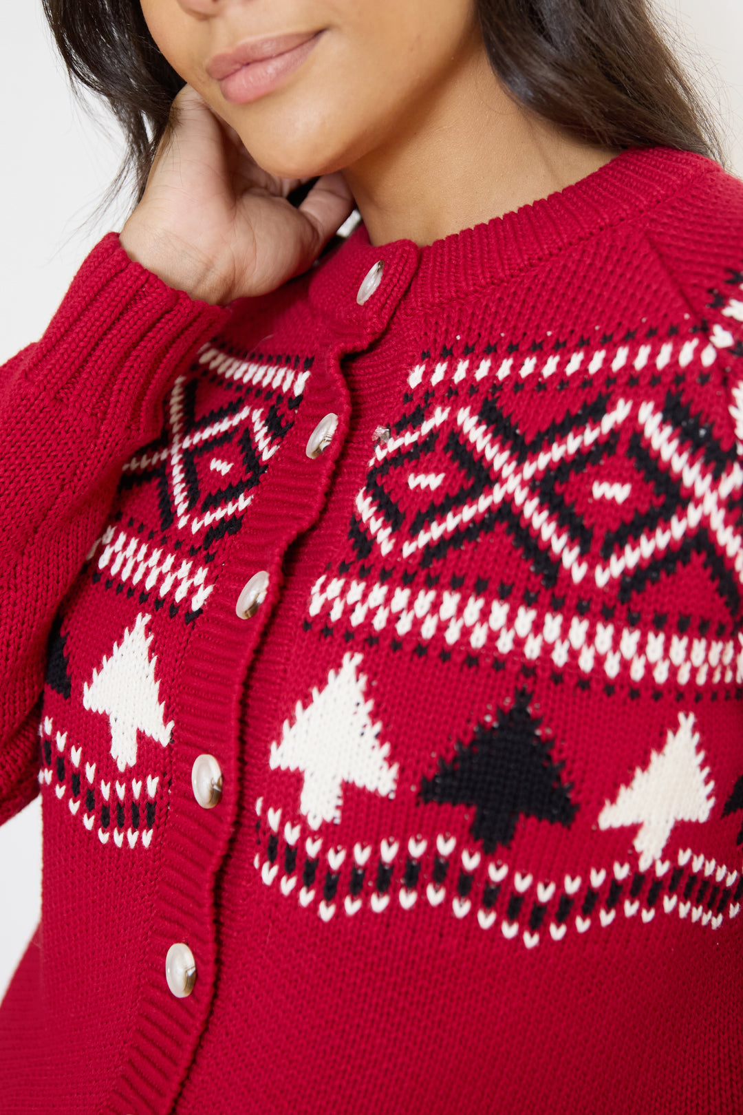 Fairisle Cotton Cardigan