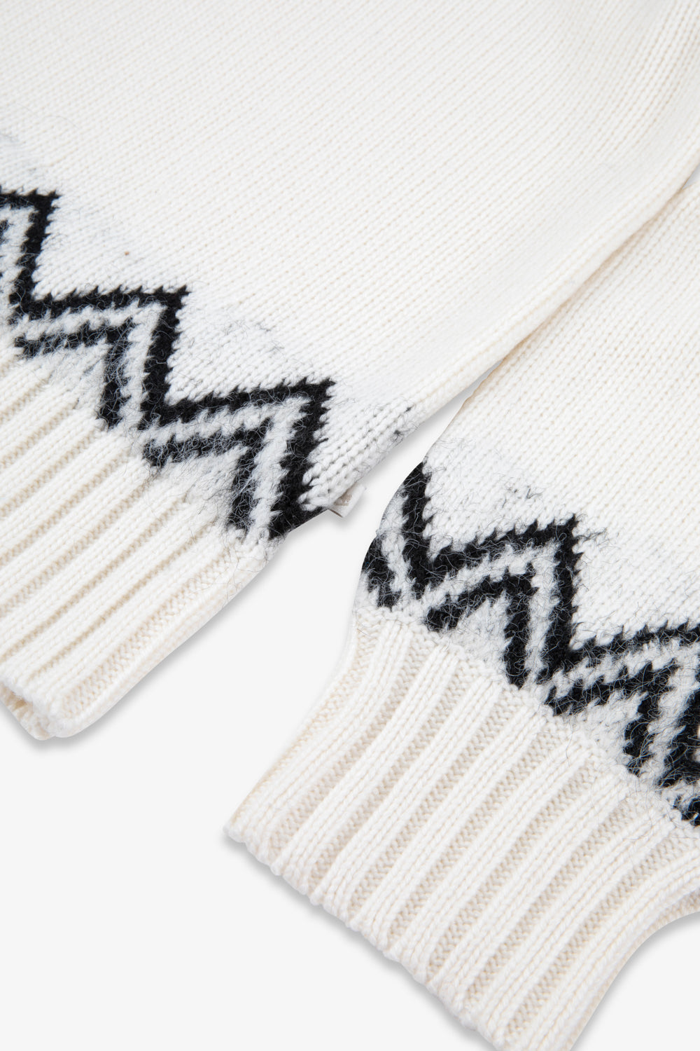 Kids Diamond Chunky Jumper - Cream