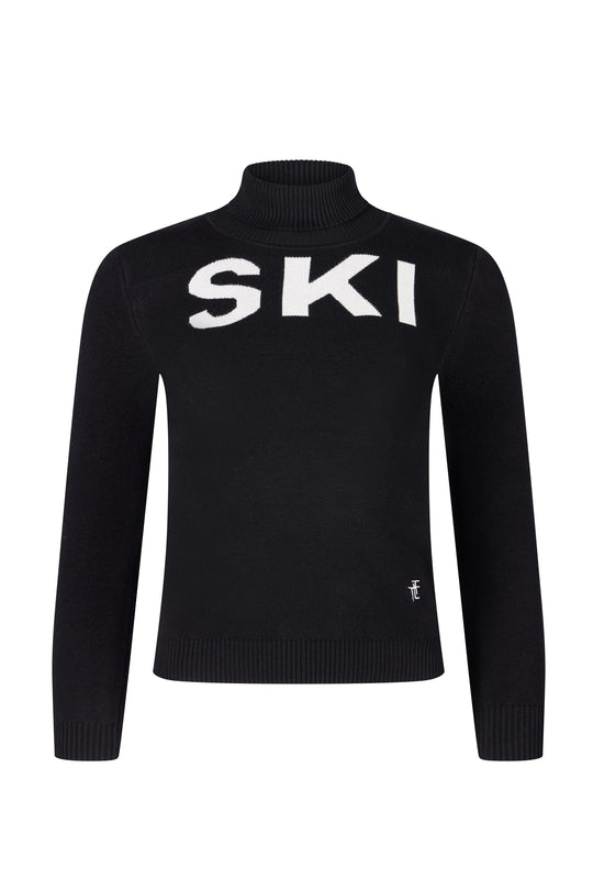 Kids Classic Ski Roll Neck Jumper