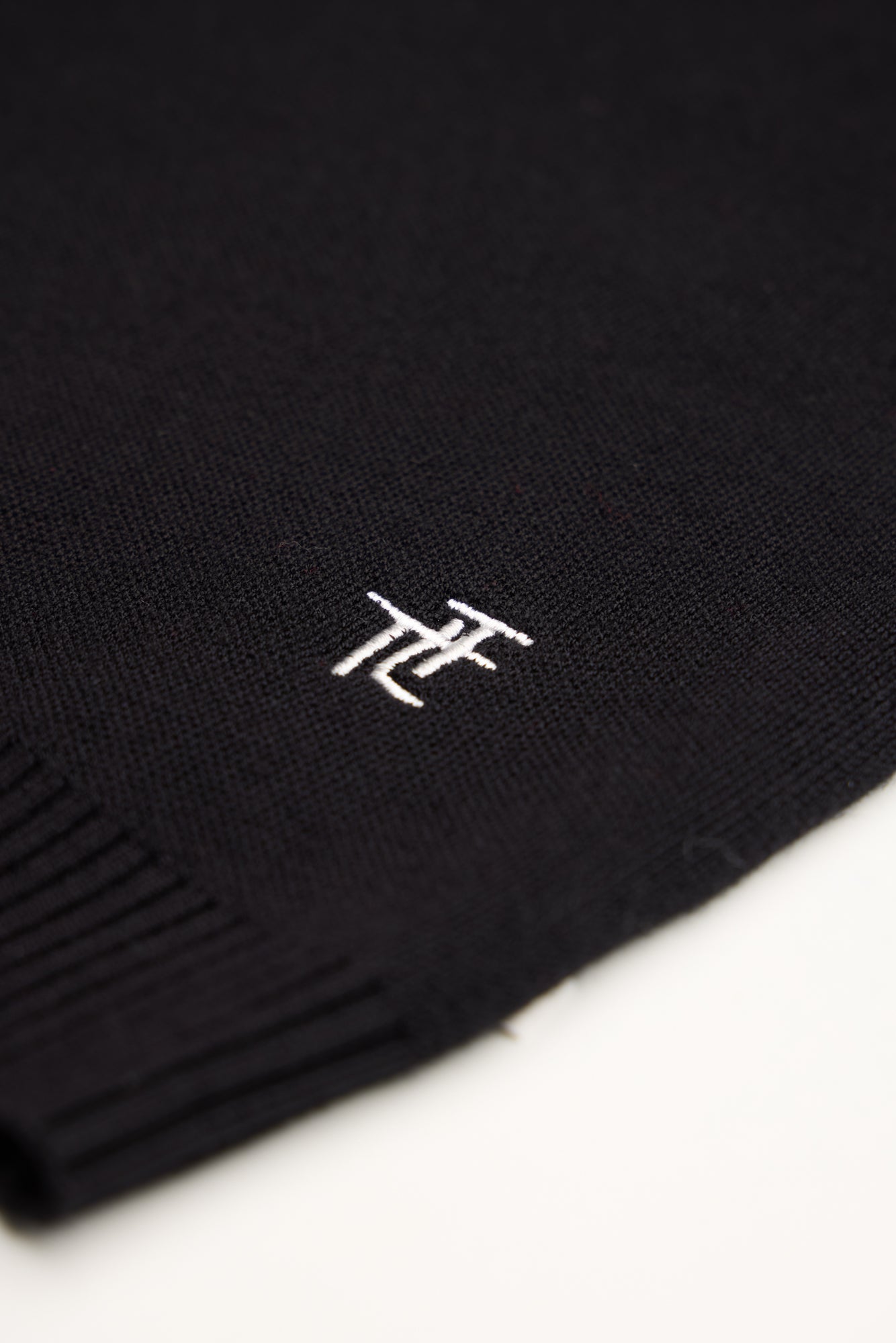 Black/ Cream Kids Ski Text Jumper
