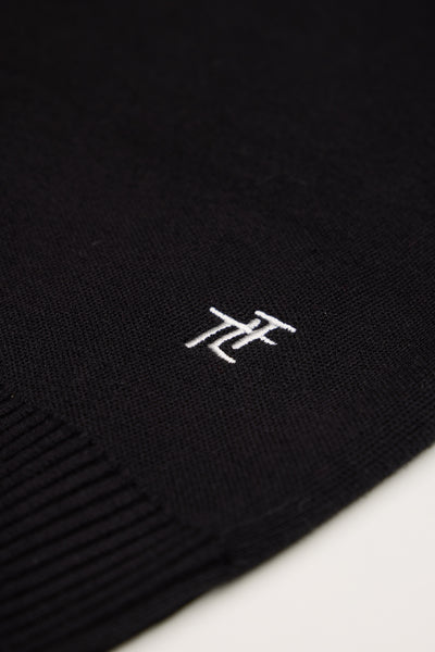 Black/ Cream Ladies Ski Text Jumper