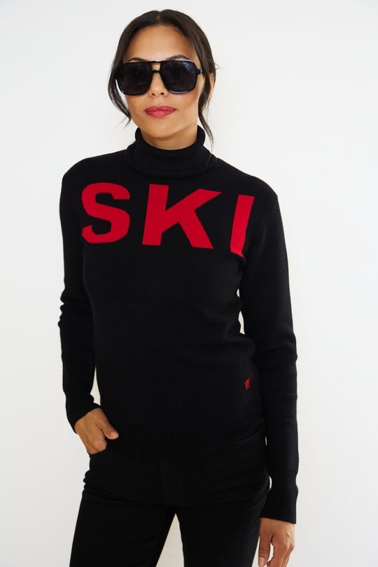 Classic Ski Roll Neck Jumper