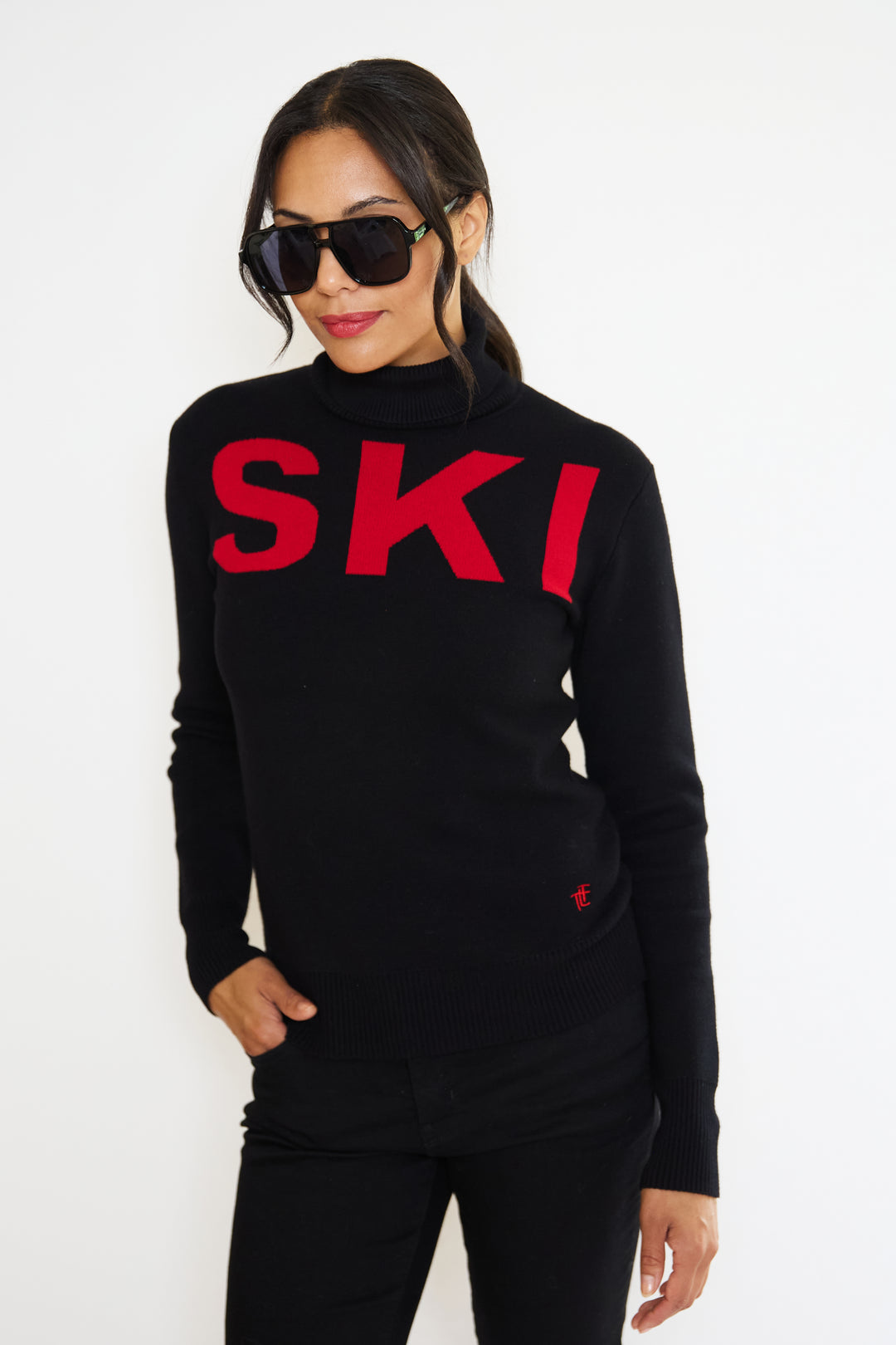 Classic Ski Roll Neck Jumper