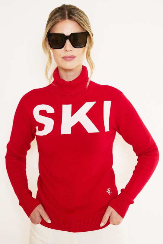 Classic Ski Roll Neck Jumper