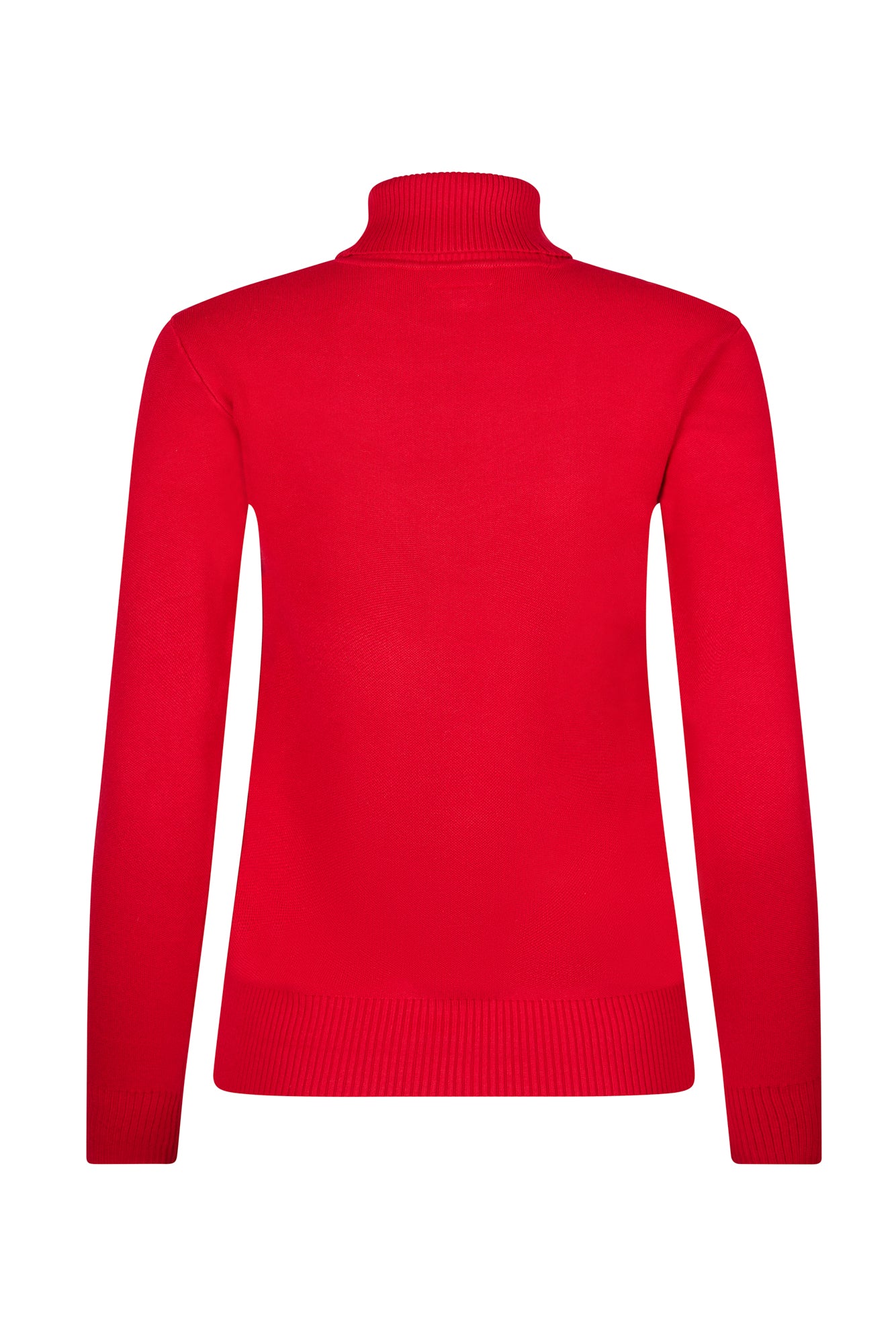 Red/ Cream Ladies Ski Text Jumper