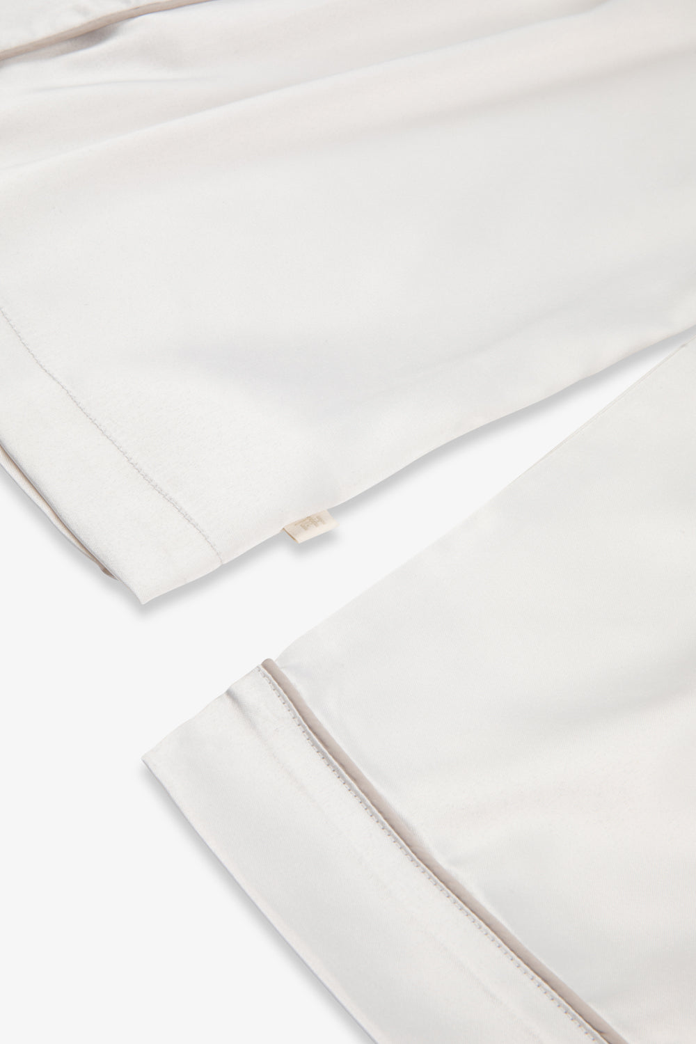 Cream Kids Satin Button Through Pjs