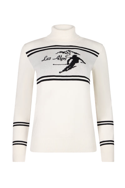 Cream Ladies Les Alps Ski Jumper