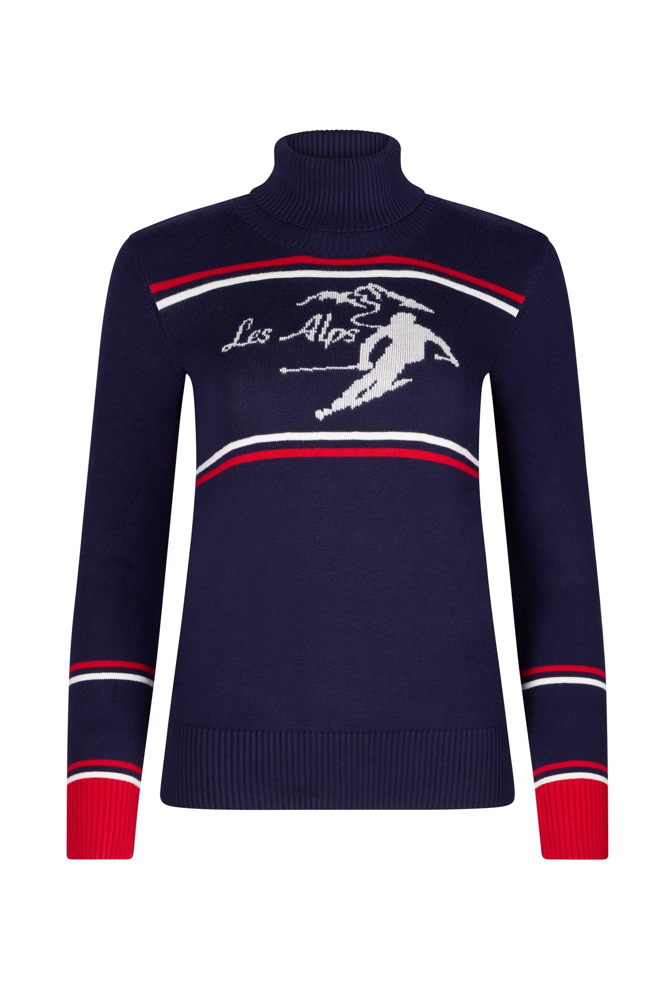 Navy Ladies Les Alps Ski Jumper