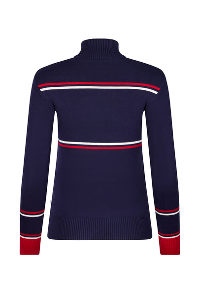 Navy Ladies Les Alps Ski Jumper