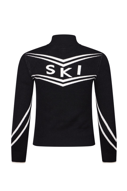 Girls Half  Zip Ski Jumper