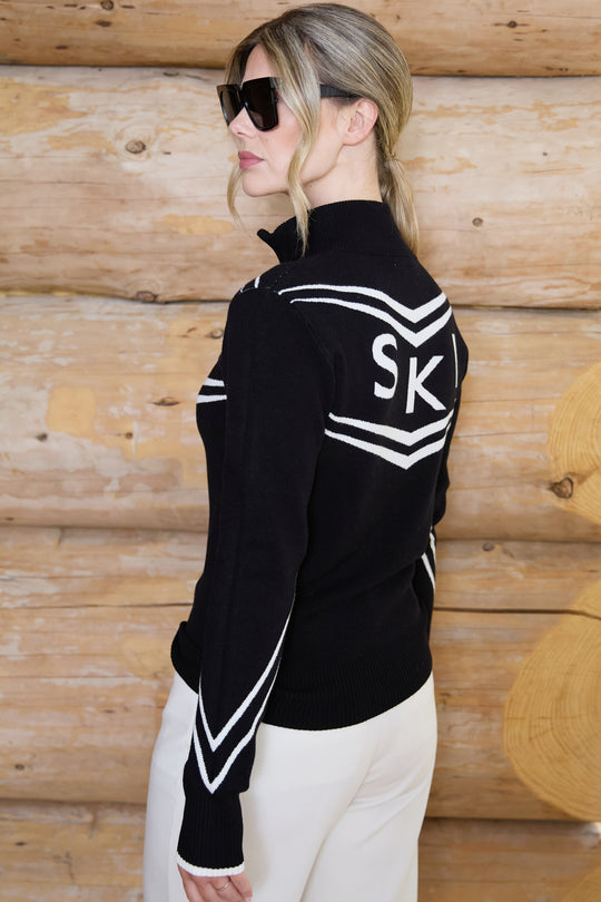 Half Zip Ski Retro Jumper