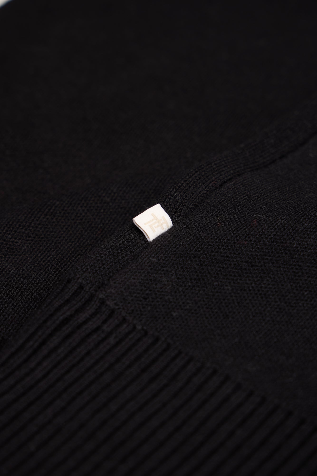Black/ Cream Ladies Zip Panel Ski Jumper
