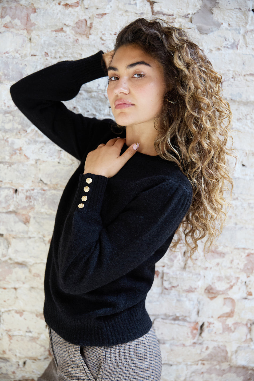 Emily Gathered Shoulder Jumper