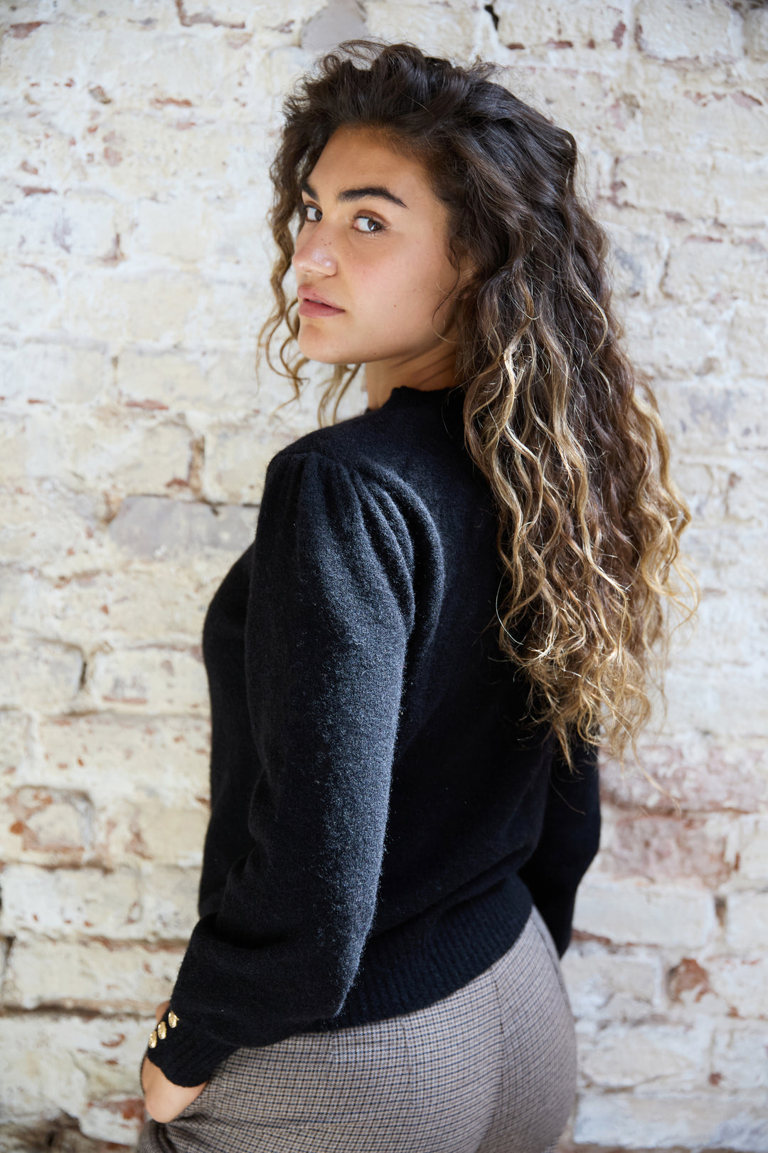 Emily Gathered Shoulder Jumper