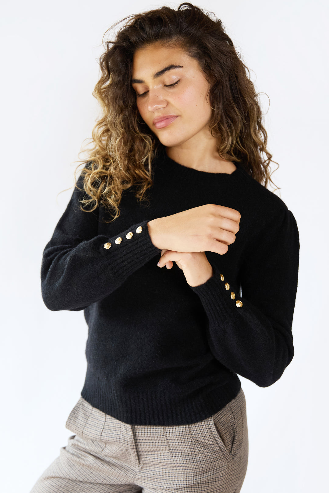 Emily Gathered Shoulder Jumper