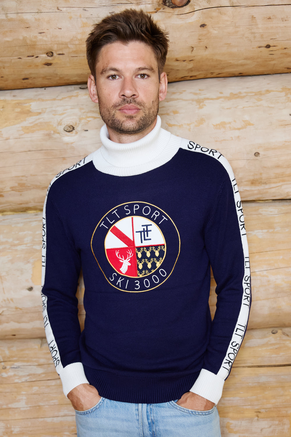 TLT Sport Mens Roll Neck Jumper