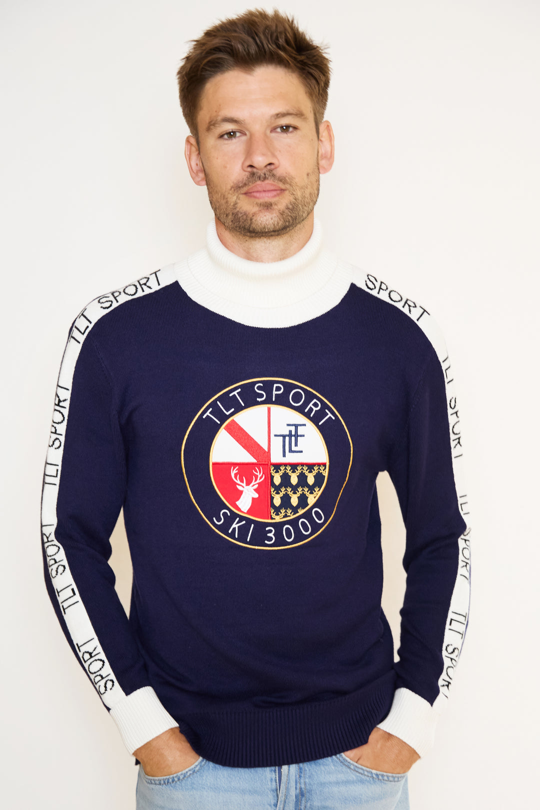 TLT Sport Mens Roll Neck Jumper