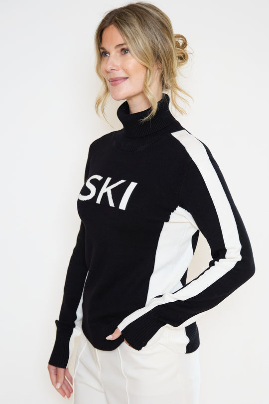 Roll Neck Side Panel Ski Jumper