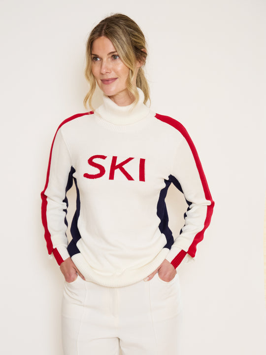 Roll Neck Side Panel Ski Jumper