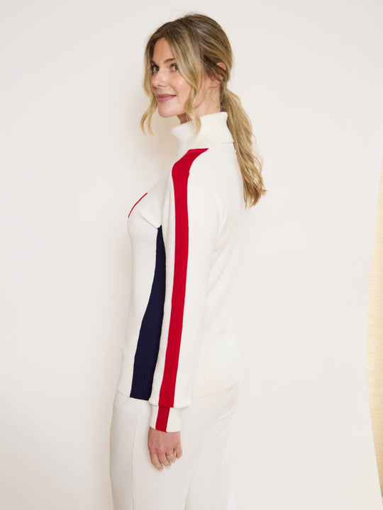 Roll Neck Side Panel Ski Jumper