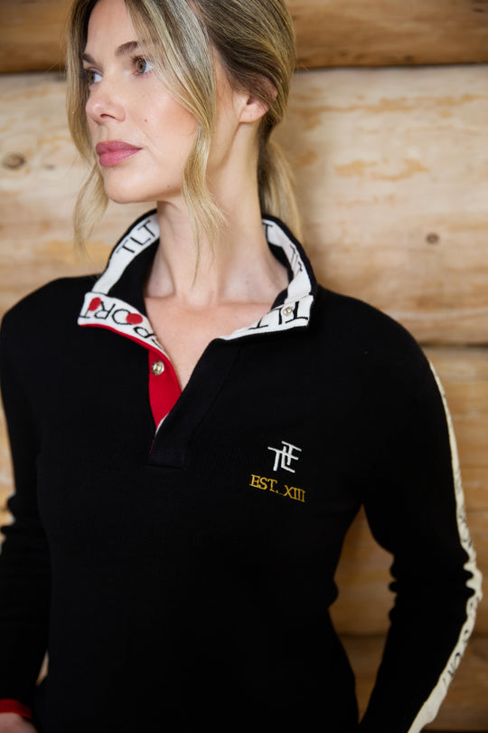 TLT Sport Button Neck Jumper