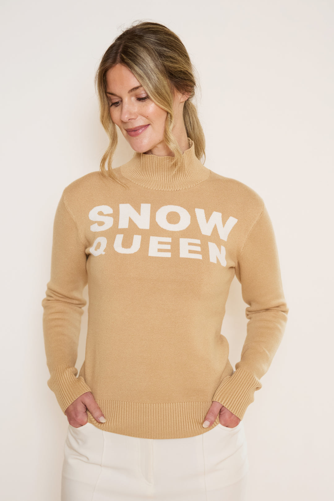 Snow Queen Roll Neck Jumper