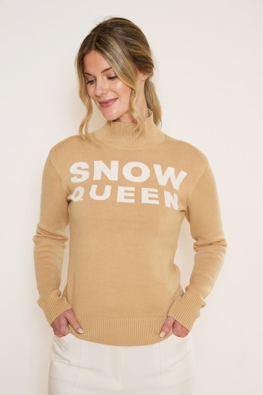 Snow Queen Roll Neck Jumper
