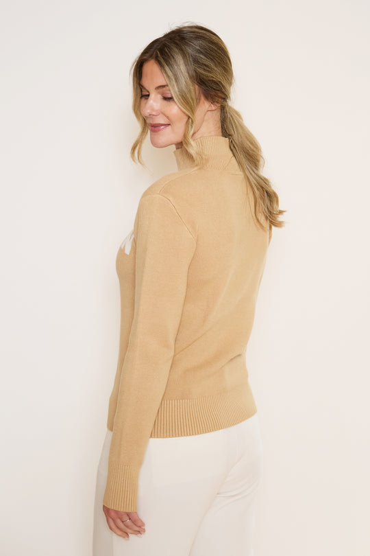 Snow Queen Roll Neck Jumper