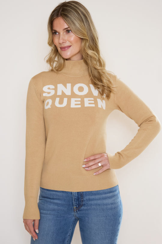 Snow Queen Roll Neck Jumper