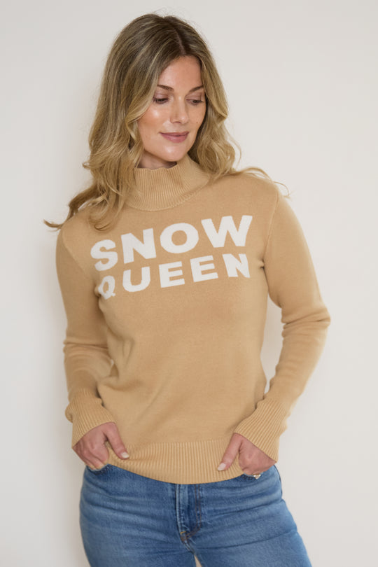 Snow Queen Roll Neck Jumper