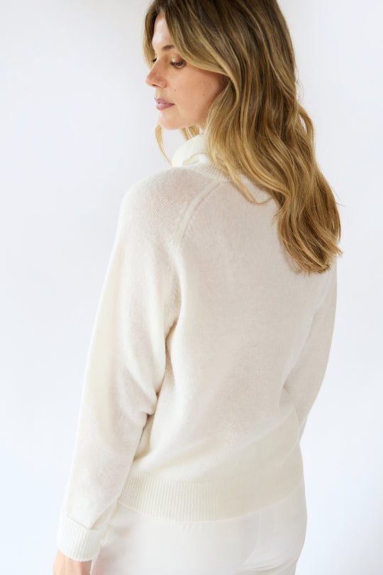 Aubrey Wool Blend Funnel Neck Jumper