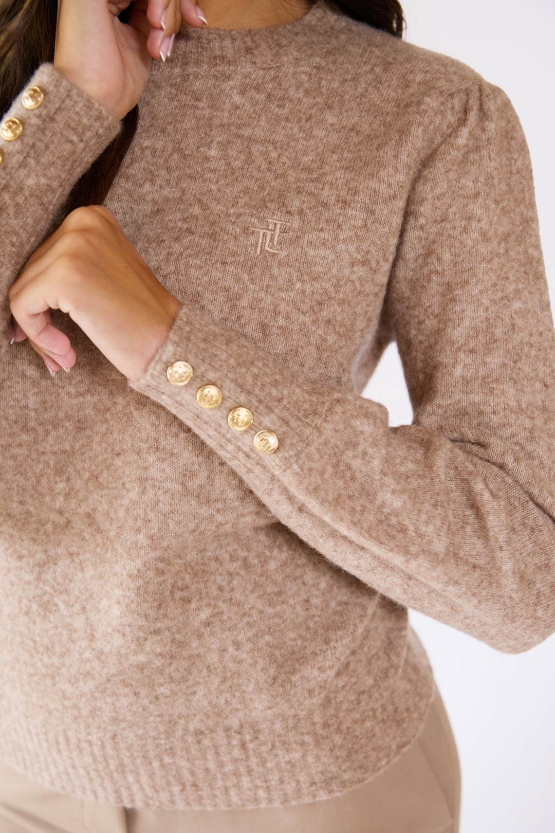Emily Gathered Shoulder Jumper